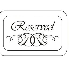 RESERVED LISTING for Meghan